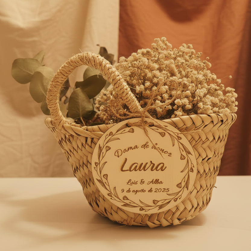 Cestita para Dama de Honor Personalizada