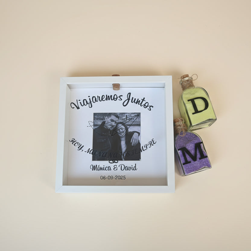 “Nuestro Viaje Juntos” – Cuadro personalizado para Ritual de la Arena