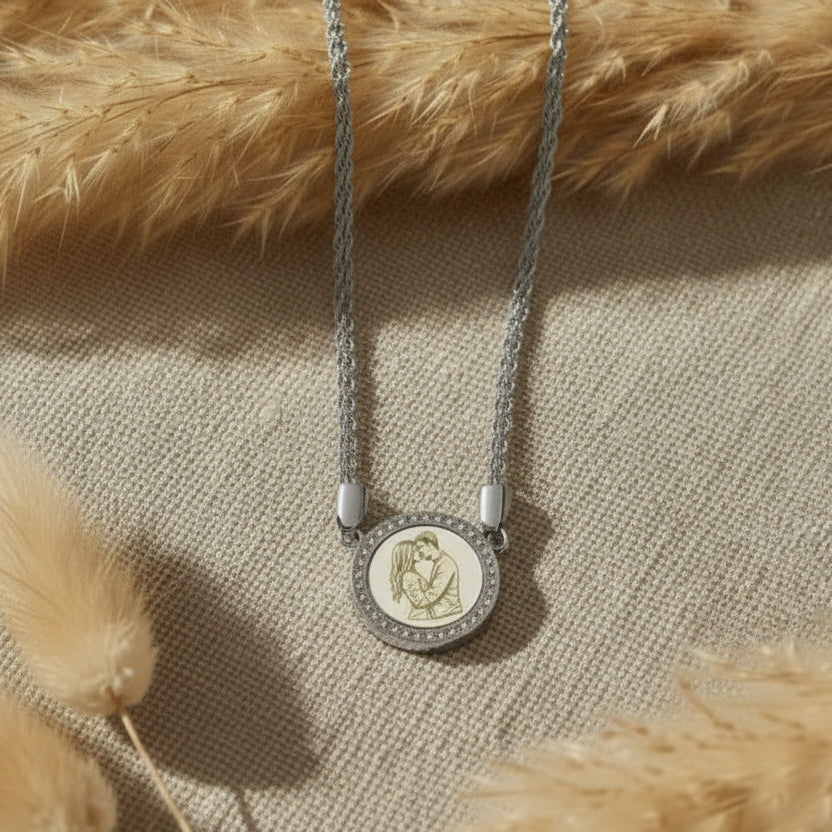 Collar Giratorio Personalizado “Eterno” Plata