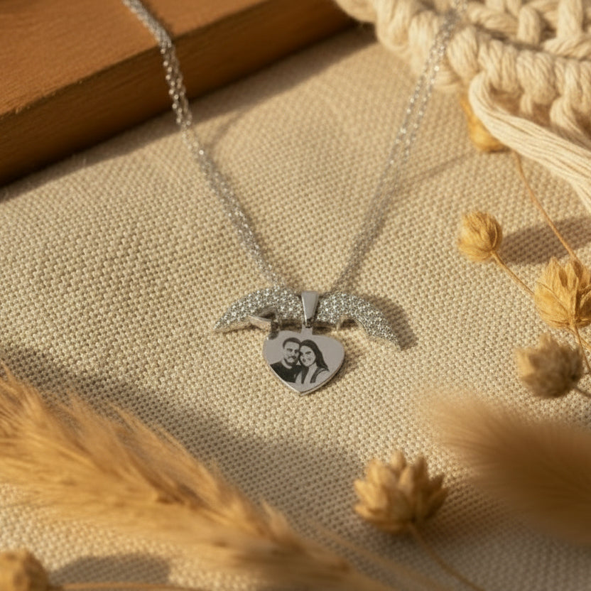 Collar Corazón Secreto · “Dentro de Ti” Plata