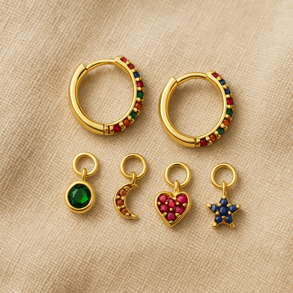 Pendientes Aro La Magie Jour