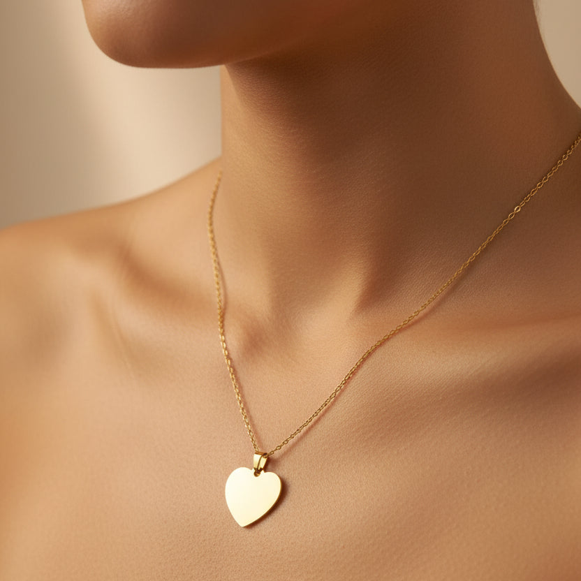 Collar Corazón Eterno Personalizado