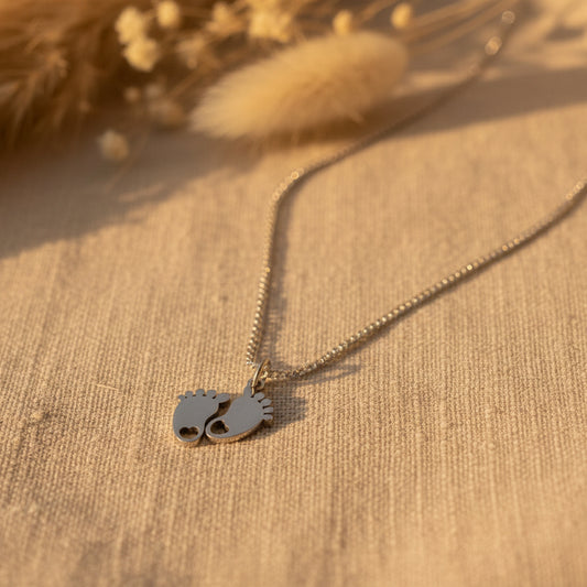 Collar Pequeños pasos Plata Personalizado