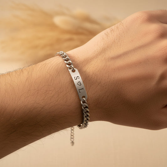 Pulsera Personalizada “Iniciales con Alma”